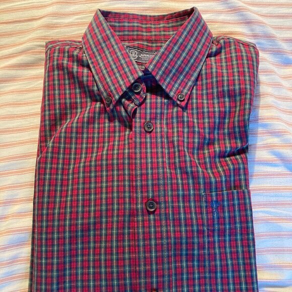 Mens Medium Arrow Casual Dress Shirt - Picture 4 of 8